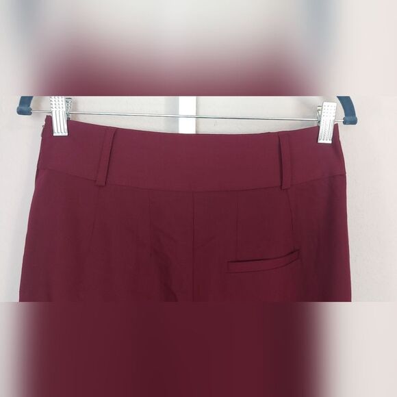 ASOS DESIGN Tall Tailored High Waist Balloon Pant Sz 6 Oxblood - Picture 5 of 14